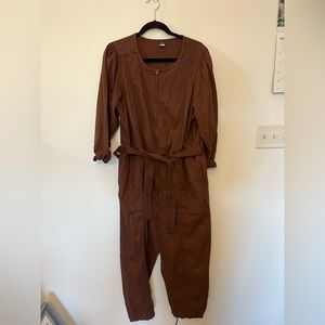 Brown jumpsuit